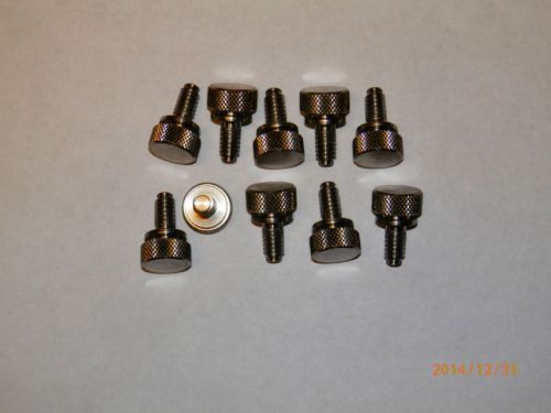 Knurled head stainless screws1/4 threads x 1/2 length 10pcs for sale