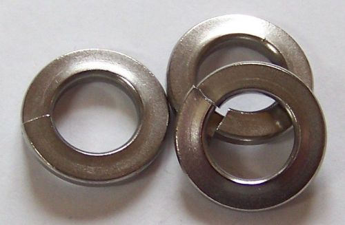 100 Qty-18-8 Stainless Steel Split Lock Washer 1/4&#034;(13403)