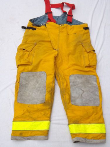 Globe - gx-7  firefighters bunker pants w/ suspenders - size :52 x 32 for sale