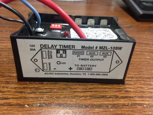 AC/DC INDUSTRIES DELAY TIMER MZL SERIES, MZL-10SW Lot of 6