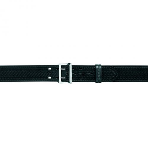 Safariland 87-50-6b duty belt suede lined 2.25&#034; plain black brass buckle sz 50&#034; for sale