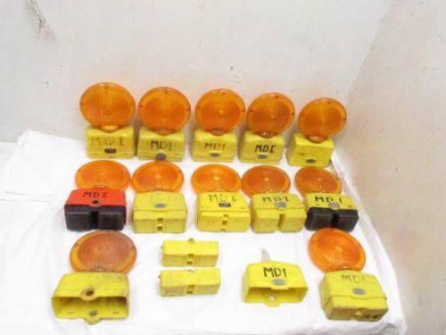 13 Empco-Lite 400 Barricade Amber Yellow Flasher Hazard Flashing Warning Light