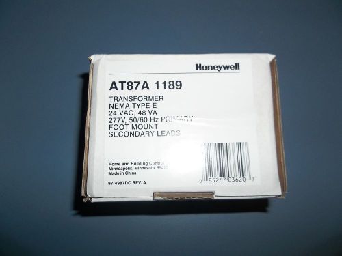 Honeywell AT87A1189 Foot Mounted 277 Vac Transformer  New