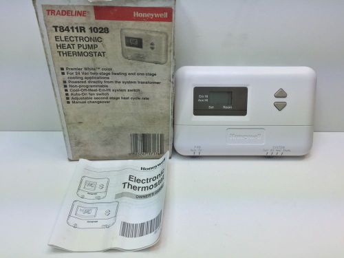 New! honeywell electronic heat pump thermostat t8411r1028 for sale