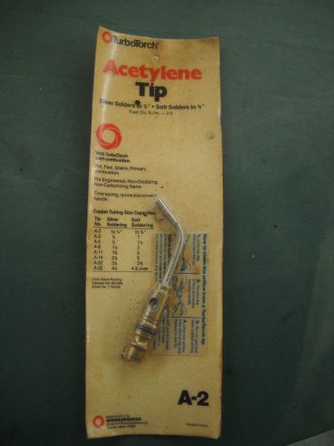 Victor turbo torch acetylene tip a-2 quick disconnect new in package for sale
