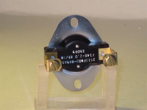 New mars s206h f140-2 snap disc fan thermostat switch hn68gp097 for sale