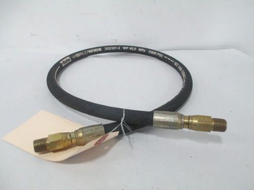 New parker 302/301-4 world wide 32 in 5800psi hydraulic hose d245805 for sale