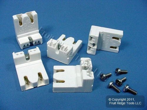 5 Fluorescent Lamp Holders T-8 Light Sockets T8 G13 Quickwire 13451-N
