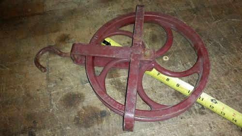11&#034; Gin Roofers Steel Shell Block Roller Bushed pulley sheave 250lb wll 250lbs