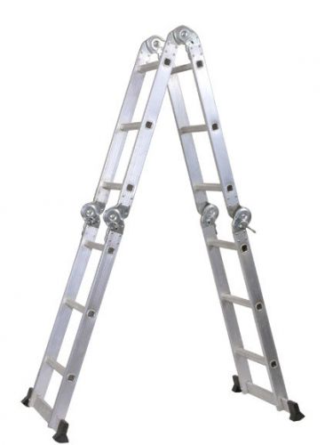 Multi purpose aluminum ladder folding step ladder scaffold extrndable heavy duty for sale