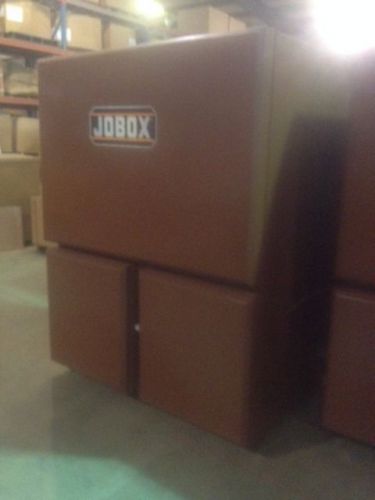 Jobox 1-674990 steel field office 63 x 42 x 80 refurbished no casters great deal for sale