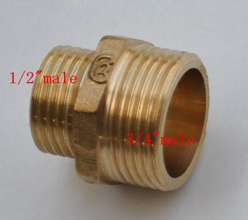 Npt g1/2&#034; male transfor 3/4&#034; male threads adapter 2pcs for sale