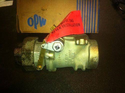 Opw dover emergency shut off valve 1 1/2&#034; with union fitting for sale