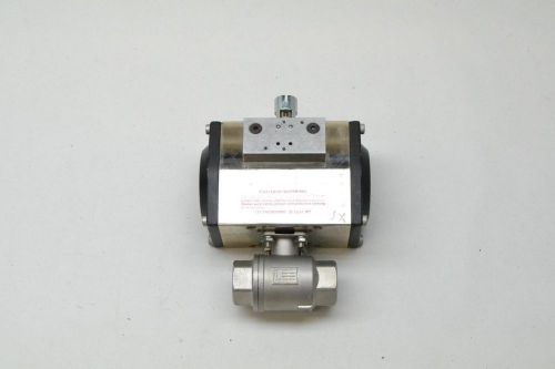 New lee 3/4 in npt 1000wog pneumatic threaded ball valve d408651 for sale
