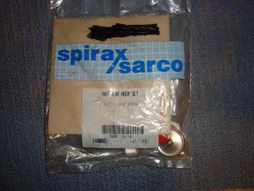 Spirax sarco 1440085 air vent assy with gasket for 1/2&#034;-3/4&#034; ft14 trap *nos for sale