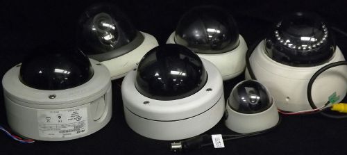 6x assorted dome color cameras | ld72wi | is110-enc | adcds3895tn | security for sale