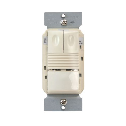 Watt stopper pw-200-la light almond pir wall switch occupancy sensor for sale