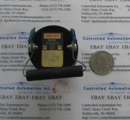 Sonalert Transducer Alarm, SC110N, 30-120VAC, 6-24MA