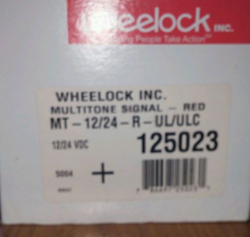 Cooper wheelock mt-12/24 (125023) multitone signal-red for sale