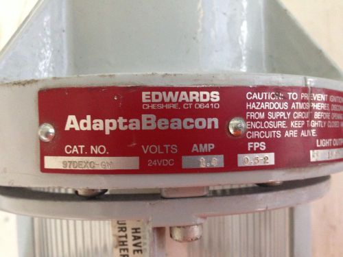 EDWARDS  97DEXC-GW 24V EXPLOSION PROOF CLEAR STROBE LIGHT
