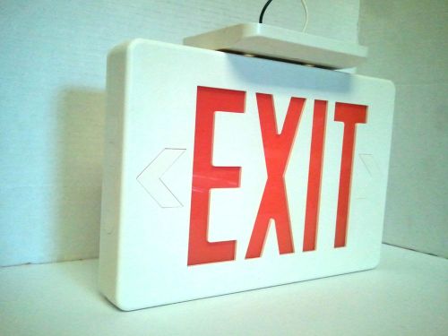 Emergency Lighting Illuminated EXIT Sign, Single Faced