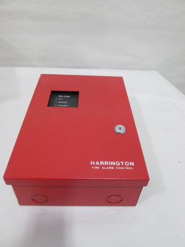 Harrington hs2100 single zone fire alarm control safety and security d352361 for sale