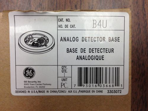 GE Security B4U Analog Standard Detector Base
