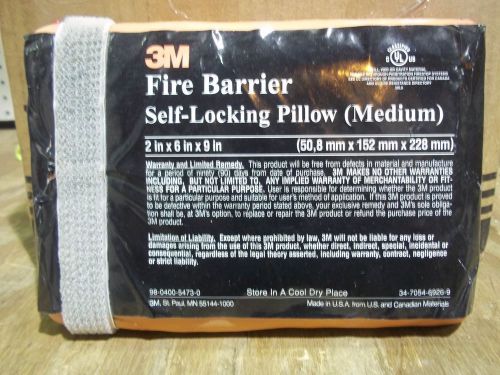 3M Fire Barrier Self-Locking Pillow (Medium) 2&#034;x6&#039;&#039;x9&#034; - LOT OF 4 - FREE SHIP !