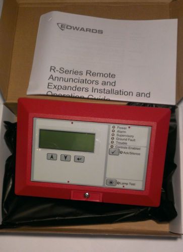 NEW EDWARDS/ GE/ UTC RLCD-R LCD REMOTE ANNUNCIATOR FIRE ALARM