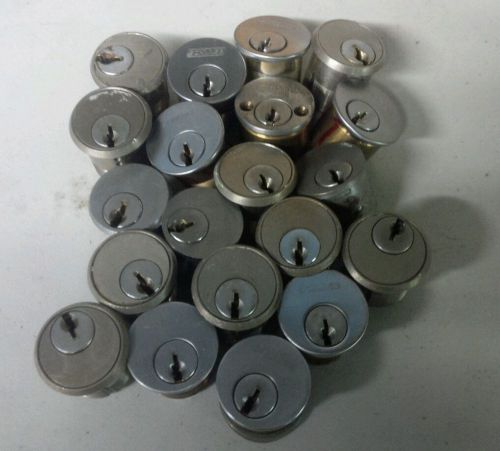 Locksmith Lot Of 20 Mortise Cylinders SC1 Schlage Keyway Rim