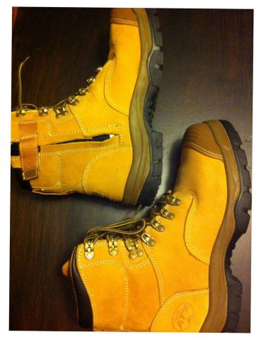 OLIVER STEEL TOE WORK BOOTS size 11 Mens AT&#039;s ** ZIP SIDE ** Worn only 2 times