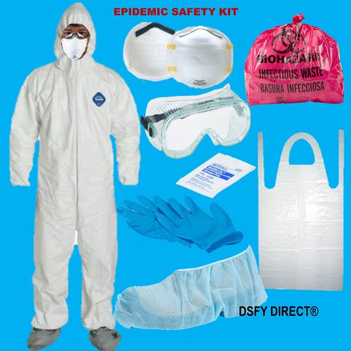 Premium hazmat suit + kit - personal protective equipment for sale