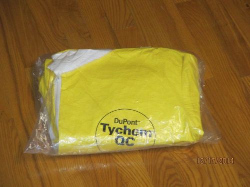 DuPont TM Tychem QC Chemical Protection Coveralls - Large Yellow - QC120SYLLG00