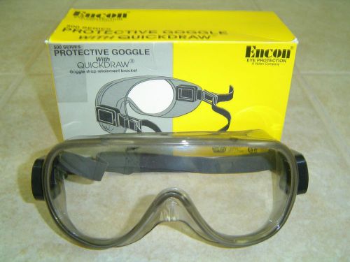 NEW Encon 500 Series Protective Safety Goggles, QUALITY! BARGAIN! LOOK!