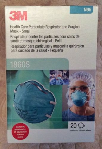 3M™ N95 1860 Particulate Respirator Small 20-pack
