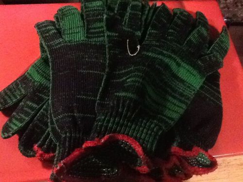 6 new mens small size cut resistant cut level 4 work gloves kevlar woven for sale