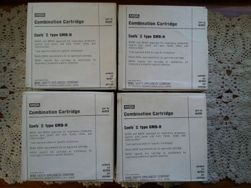 24 Pk MSA Comfo II TYPE GMB-H 464028 4 boxes of 6 all boxes are sealed