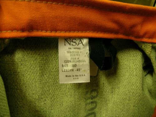 National safety apparel aluminized coat nsa-c22njmd45uss for sale