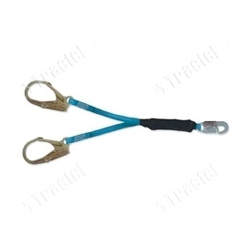 Tractel c126h 6&#039; x 1&#034; shock absorbing web lanyard, 2 arms snaphook at each arm for sale