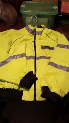 Safety Jacket with reflective strips 2XL fleece lined
