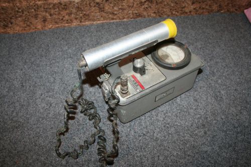 Vintage Victoreen Geiger Counter Radiation Detector Model 493