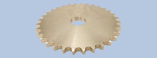 Ametric® 52A57H (ISO 10B-1) Plate  Steel Sprocket 57 Hardened Teeth