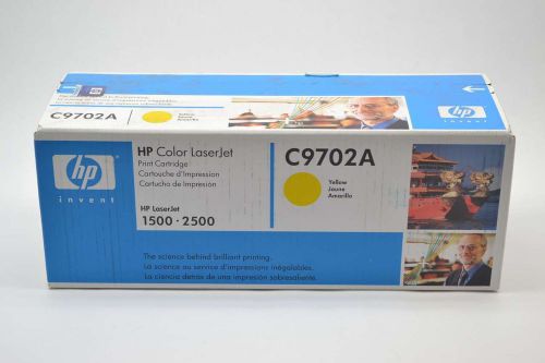 New hewlett packard hp c9702a laserjet 1500-2500 color print cartridge b397092 for sale