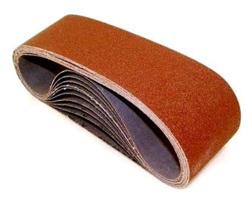 Closed t silicon carbide 3 x 21 150 grit sanding belt 10 pack for sale