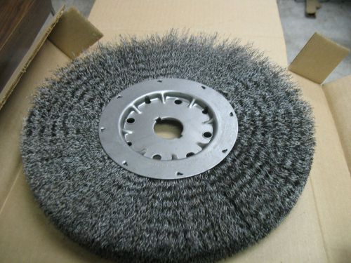 12&#034;Anderson products crimped wire wheel 1/1/4 arbor hole lot of 28
