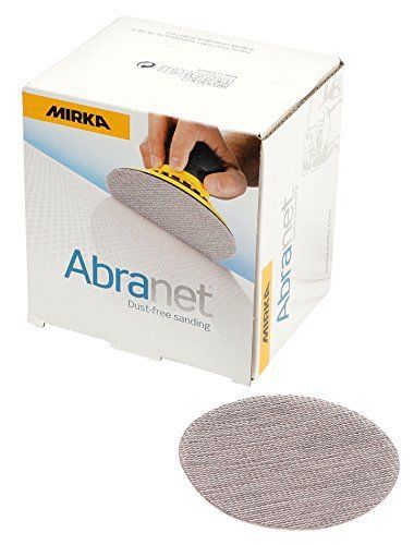 Mirka 9a-203-240 3-inch 240 grit mesh abrasive dust free sanding discs  box of 5 for sale