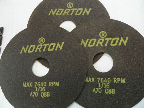 Norton 6&#034; X .1/16&#034; X 1 1/4&#034; Cut Off Wheels, A70 Q8B