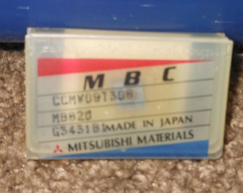 MITSUBISHI CARBIDE INSERT CCMW09T308  MB820  G3431B1
