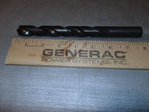 PRECISION TWIST DRILL  11/16&#034; X 8&#034;  Length Drill Bit HS Black Oxide