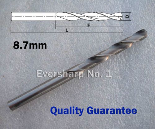 Quality Guarantee 1 pcs Straight Shank HSS Twist Drill Bits Dia 8.7 mm(.3425)